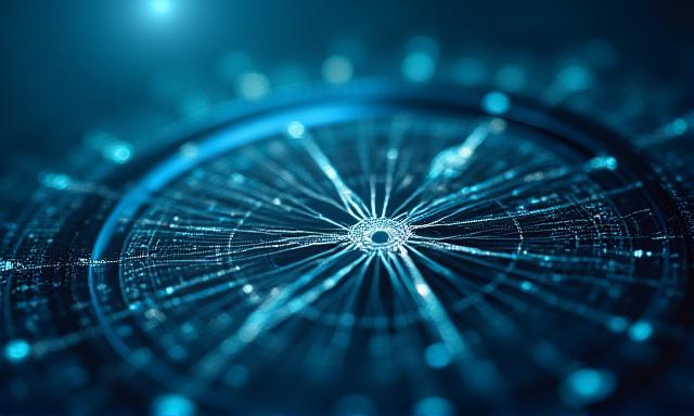 Abstrakte Darstellung von Strategie und Marktdynamik