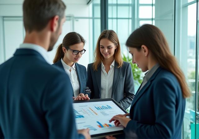 Professionelles Expertenteam von Borealis Insight bei der Strategieplanung
